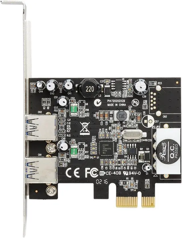 Alt view image 3 of 5 - Rosewill RC-505 - 2-Port USB 3.0 PCI Express Card