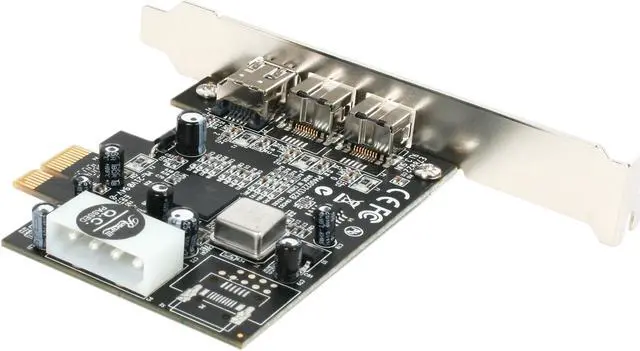 Alt view image 5 of 6 - Rosewill RC-506E - 3-Port PCIe 1394b Card