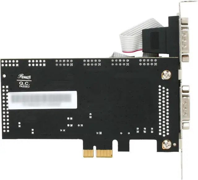 Alt view image 5 of 5 - Rosewill PCIe Serial Card 4 Ports Model RC-305E
