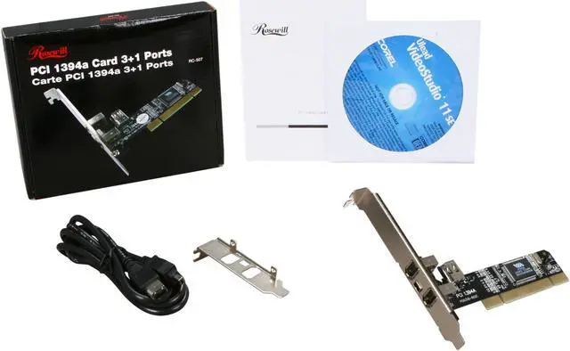 Alt view image 6 of 6 - Rosewill PCI to 4x1394 Card Model RC-507
