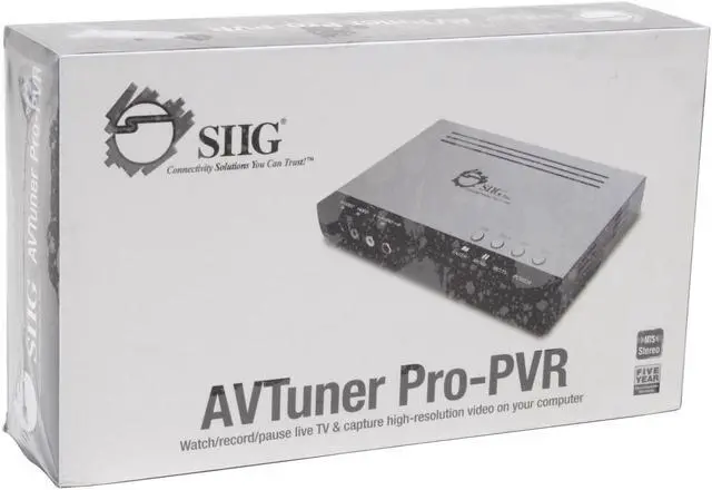 Alt view image 6 of 6 - SIIG AVTuner Pro-PVR Video Box