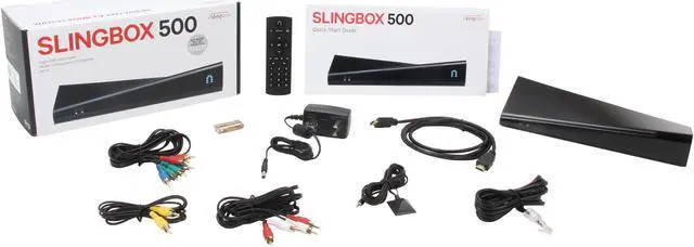 Alt view image 6 of 6 - Slingbox 500 Media Player - Extend 1080 HD anywhere, Ethernet & Built-in WiFi, Mobile Device Compatible, HDMI / component / composite interface w/ Remote