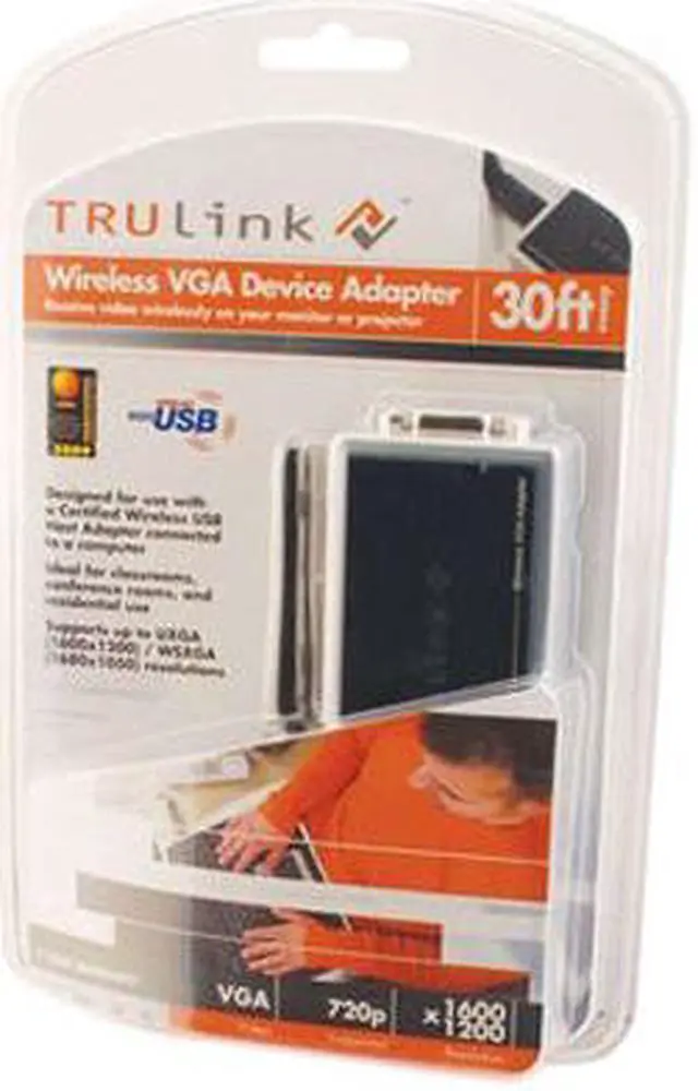 Alt view image 5 of 6 - C2G 29573 TruLink Wireless VGA Device Adapter