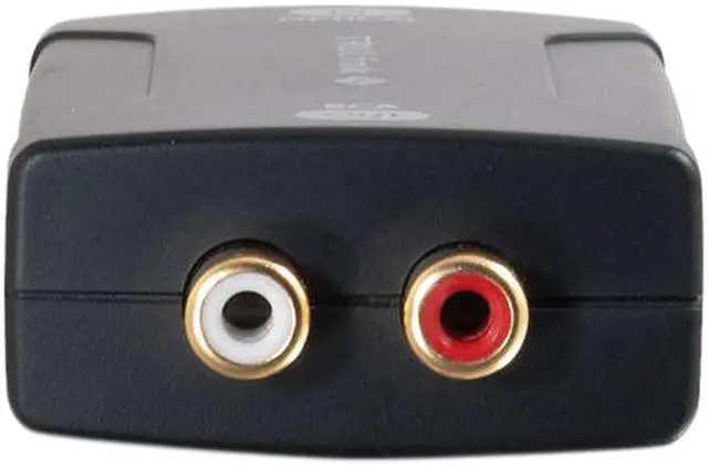 Alt view image 4 of 4 - C2G Toslink to RCA Analog Audio Converter (DAC) C2G