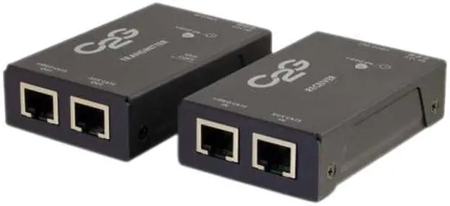 Alt view image 2 of 8 - C2G Short Range HDMI over Cat5 Extender Kit with Auto Equalization 29298