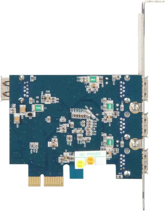Alt view image 4 of 6 - Koutech 4-Port SuperSpeed USB 3.0 PCI Express Model IO-PEU433