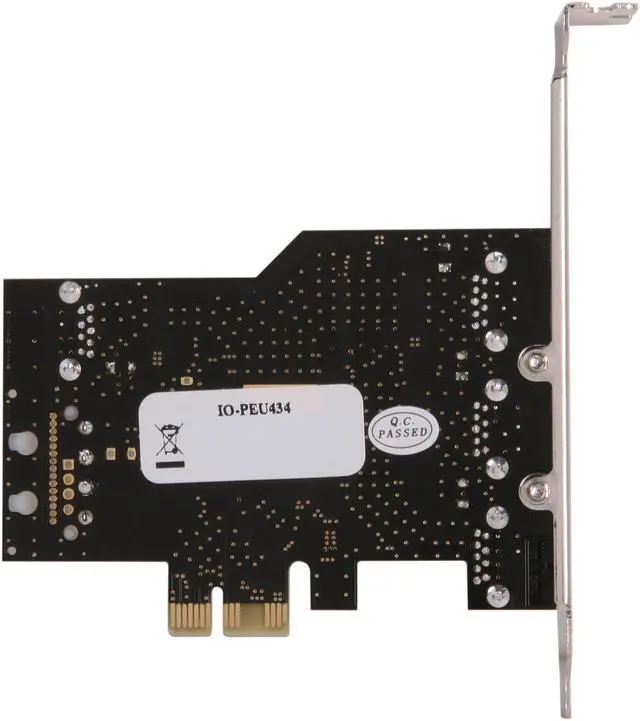 Alt view image 4 of 6 - Koutech 4-Port SuperSpeed USB 3.0 PCI Express (x1) (3x Ext + 1x Int) with 4-pin Molex Power Connector Model IO-PEU434