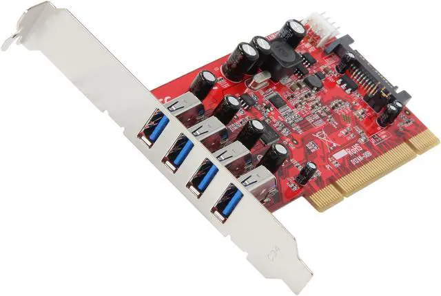 Main image of Koutech 4-Port SuperSpeed USB 3.0 PCI Add-On Card Model IO-PU430