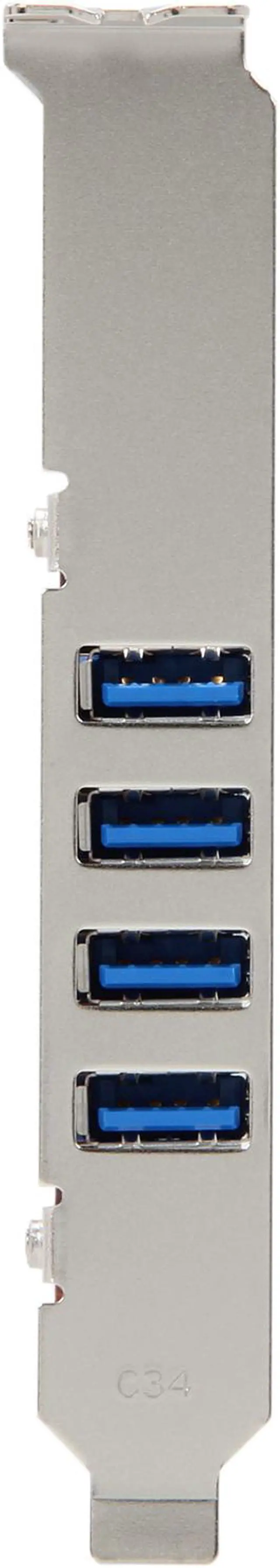 Alt view image 2 of 5 - Koutech 4-Port SuperSpeed USB 3.0 PCI Add-On Card Model IO-PU430