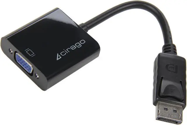 Alt view image 3 of 4 - Cirago DPA1011 DisplayPort to VGA (HD15) Active Adapter