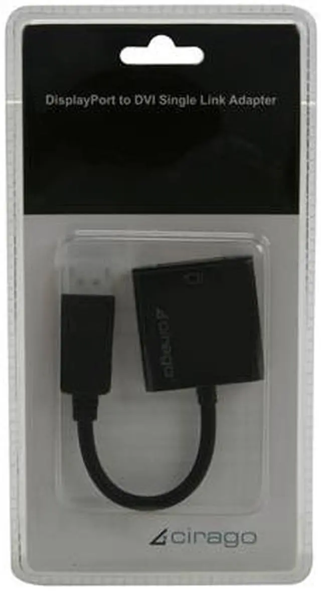 Alt view image 4 of 4 - Cirago DPN1021 DisplayPort to DVI Single Link Adapter