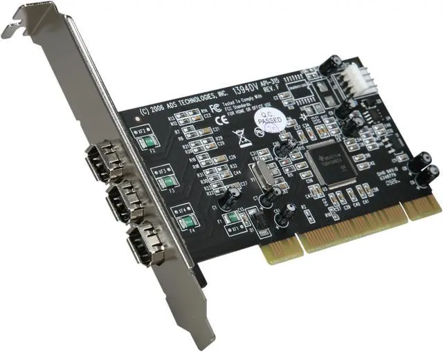 Main image of ADS Tech PYRO PCI 64R2 3 Ports Firewire PCI Card Model API-315