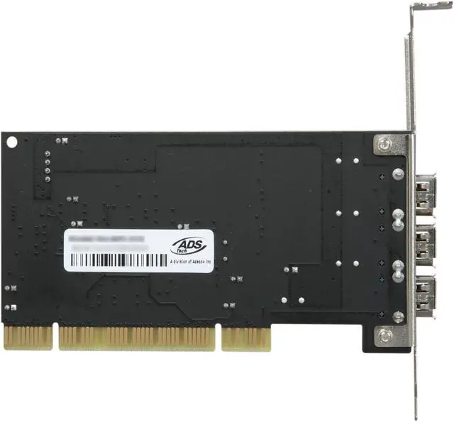 Alt view image 4 of 7 - ADS Tech PYRO PCI 64R2 3 Ports Firewire PCI Card Model API-315
