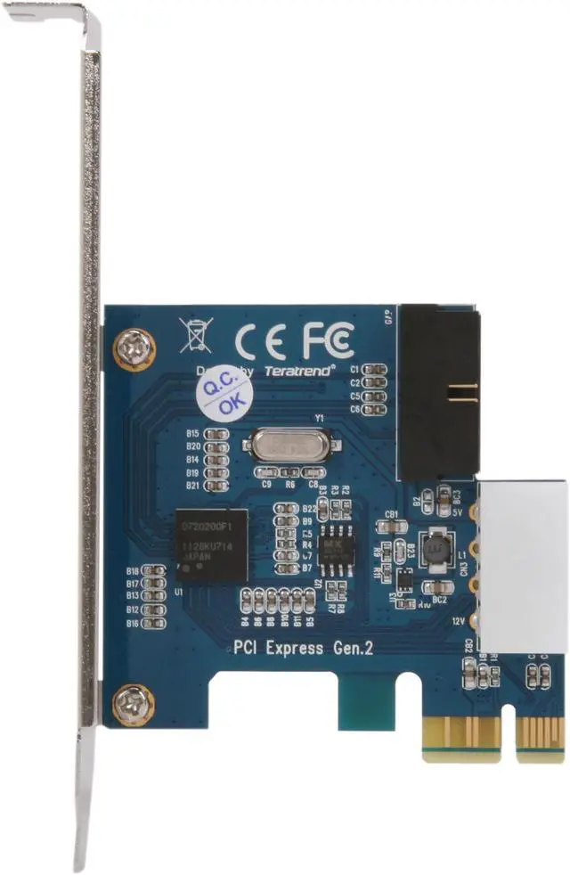 Alt view image 3 of 5 - Silverstone PCI Express Card with USB 3.0 Internal Connector Model SST-EC01-P