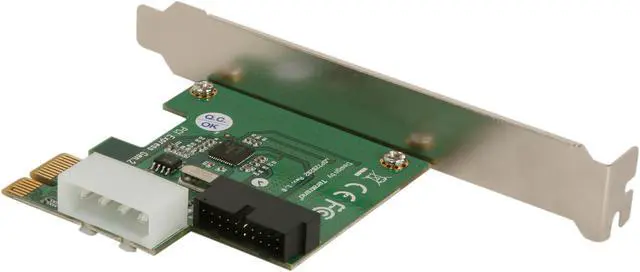 Alt view image 5 of 6 - Silverstone PCI Express Card w/ USB 3.0 Internal Connector and USB3.0 Front IO ports - Black Model SST-EC03B-P