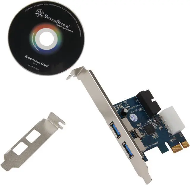 Alt view image 6 of 7 - Silverstone PCI-E to USB 3.0 Add-On Card Model SST-EC04-P