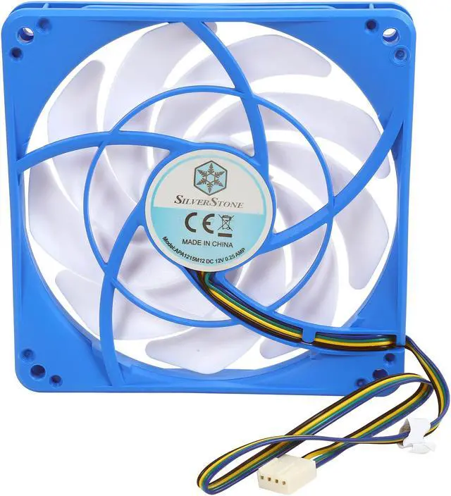 Alt view image 4 of 6 - SilverStone Silverstone Tek Professional Slim 120mm Fan with Fine-Tuned Performance and Low Noise Cooling FW121 FW121 Professional Slim Fan with Fine-Tuned Performance and Low Noise