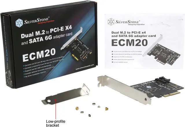 Alt view image 6 of 6 - Silverstone Expansion Card Model SST-ECM20