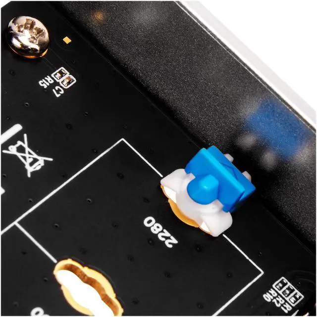 Alt view image 14 of 17 - Silverstone SST-ECM21-E Screwless design M.2 PCIe/NVMe SSD to PCIe x 4 Add-On Card