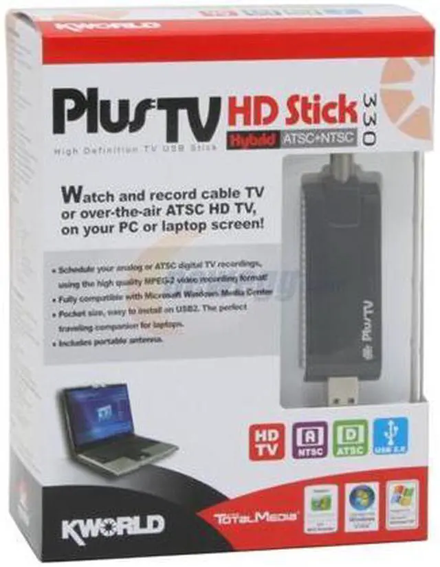 Alt view image 4 of 4 - KWorld ATSC 330U ATSC/Analog TV Stick
