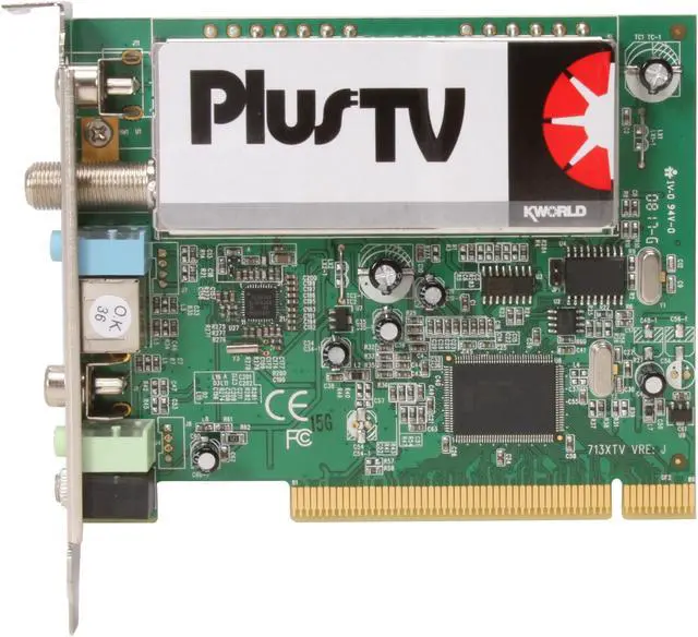 Alt view image 4 of 11 - KWORLD PlusTV Analog Lite PCI TV Tuner Capture Card w/ Remote PVR-TV 7134SE PCI Interface
