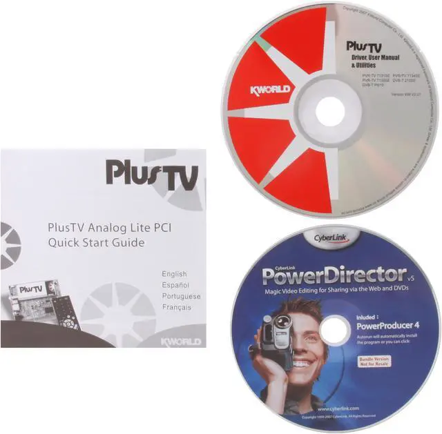 Alt view image 10 of 11 - KWORLD PlusTV Analog Lite PCI TV Tuner Capture Card w/ Remote PVR-TV 7134SE PCI Interface