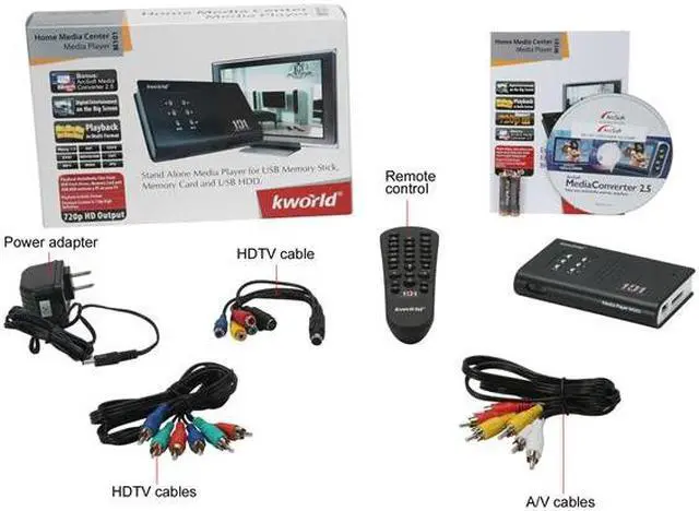 Alt view image 7 of 7 - KWORLD Digital Media Player M101, RMVB support
