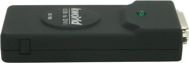 Alt view image 3 of 5 - KWORLD USB to DVI/VGA/HDMI Video Adapter UD160 1680 x 1050 USB 2.0 Interface