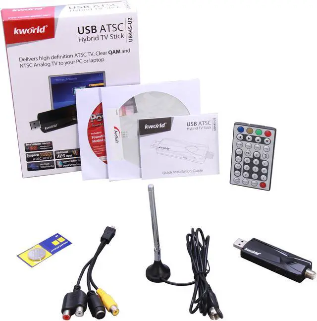 Alt view image 7 of 7 - KWorld UB445-U2 Hybrid TV Stick