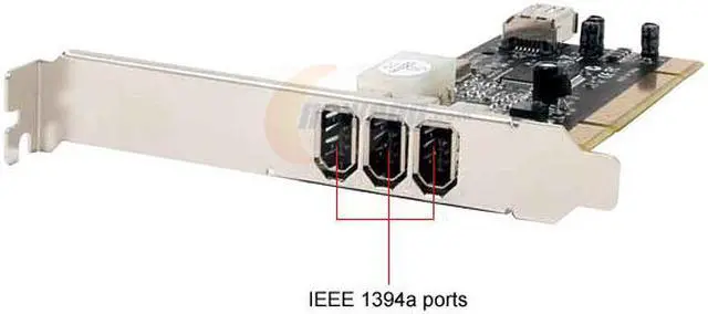 Alt view image 4 of 9 - Rosewill RC-502 NEC 3+1 Port Firewire/1394a Low-Profile PCI Card (ULEAD 8.0 VS-SE + Cable Bundle) Model RC-502