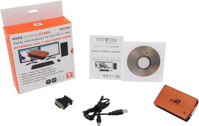 Alt view image 6 of 6 - TRITTON SEE2 Xtreme USB to DVI External Video Card Adapter TRI-UV200