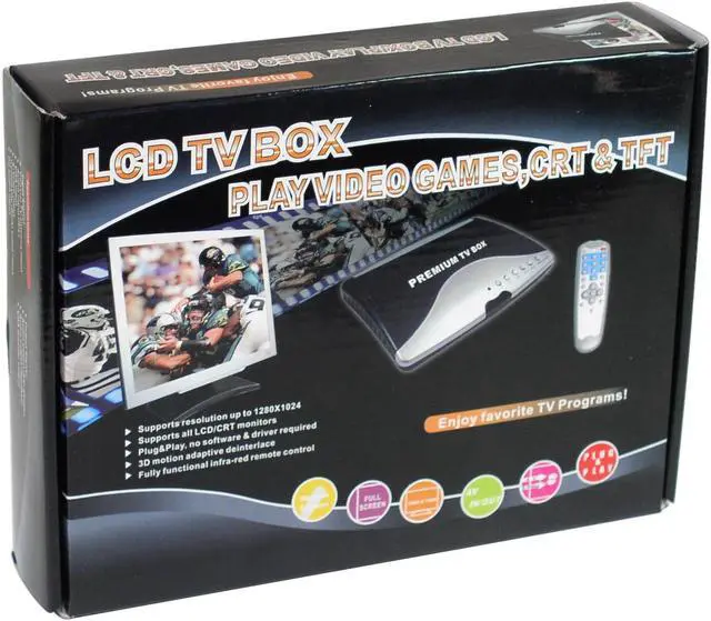 Alt view image 5 of 5 - SABRENT TV-LCD01 Stand Alone TV Tuner Box with Picture in Picture - OEM