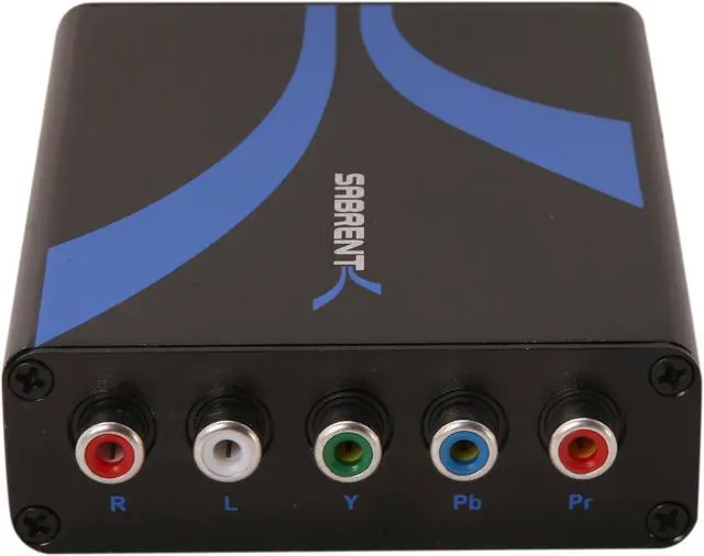 Alt view image 3 of 6 - SABRENT DA-HDCP HDMI To Component (ypbpr) RGB Video And RCA Stereo Audio Converter