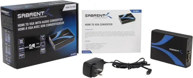 HDMI to VGA Adapter with Audio - Thumbnail 4