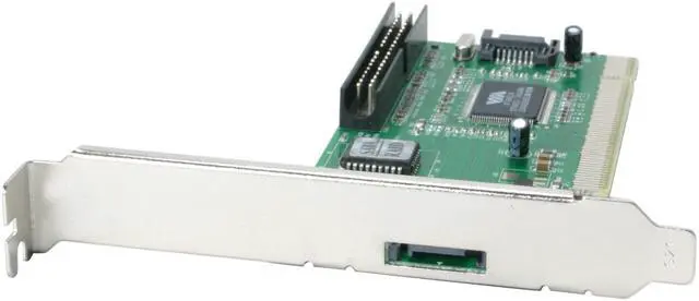 Main image of MASSCOOL PCI Card, 1 external SATA + 2 internal SATA and 1 internal IDE Model XWT-RC018