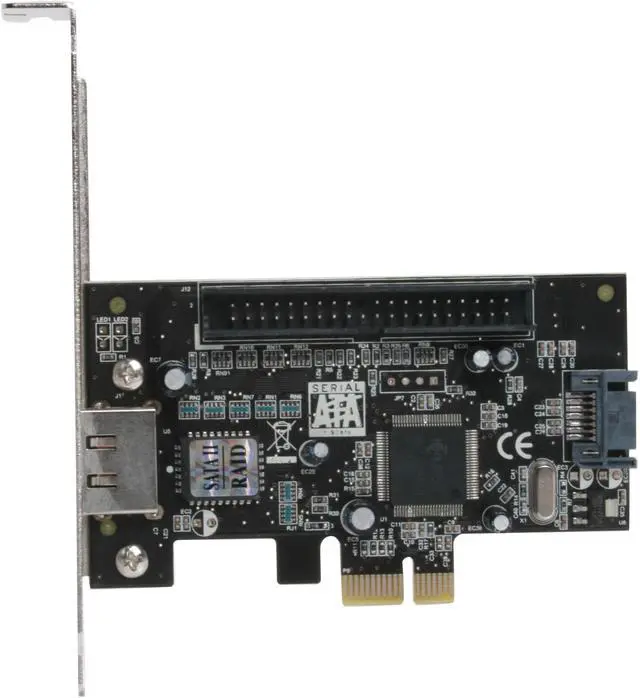 Alt view image 3 of 7 - MASSCOOL PCI-E 1 port eSATAII + 1 port SATAII + 1 port ATA133(JMB363 chipset) Model XWT-PCIE15