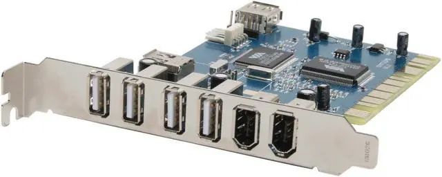 Main image of Zonet 4+1 USB / 2+1 Firewire Ports Combo PCI Host Controller Model ZUC2401