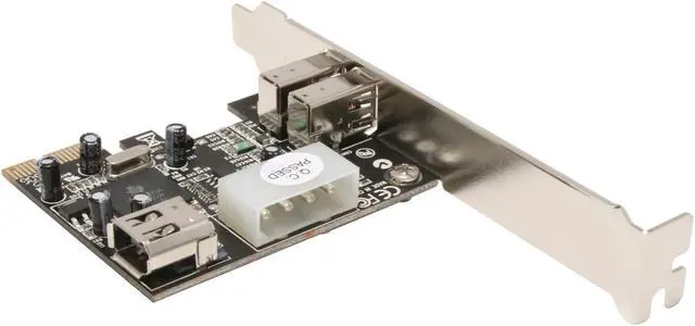 Alt view image 4 of 7 - BYTECC 2+1 Ports PCIe Firewire 1394a Card Model BT-PE1394