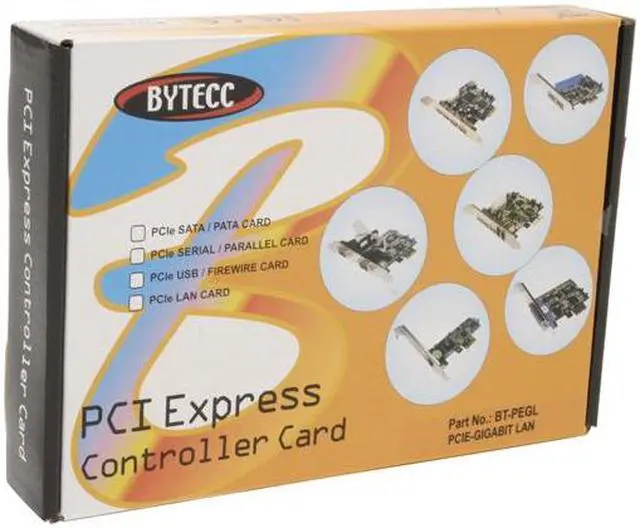 Alt view image 5 of 5 - BYTECC Gigabit Ethernet PCI Express Card Model BT-PEGL