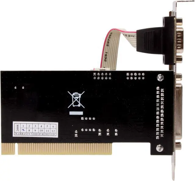 Alt view image 4 of 6 - BYTECC PCI Serial Card 1 Port + 1 Parallel Port Controller Card Model BT-P1S1P