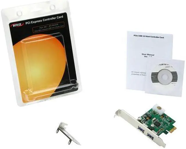 Alt view image 6 of 6 - BYTECC PCIe NEC Chipset 2 Ports USB 3.0 Card Model BT-PEU310