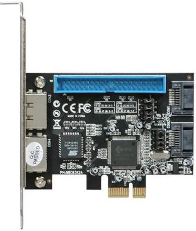 Alt view image 3 of 6 - VANTEC 4+1 SATA II 300 & PATA PCI-E Combo Model UGT-IS100R