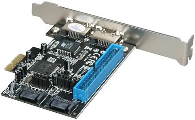 Alt view image 5 of 6 - VANTEC 4+1 SATA II 300 & PATA PCI-E Combo Model UGT-IS100R