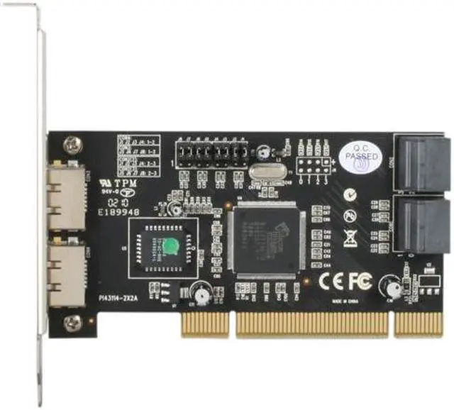 Alt view image 4 of 6 - VANTEC 6-Port SATA II 150 PCI Host Card Model UGT-ST310R