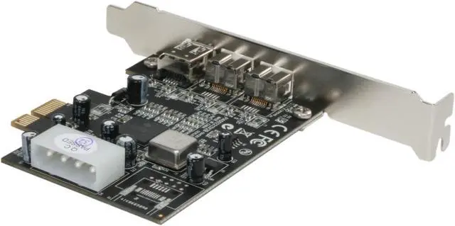 Alt view image 5 of 5 - VANTEC 2+1 FireWire 800/400 PCIe Combo Host Card Model UGT-FW210