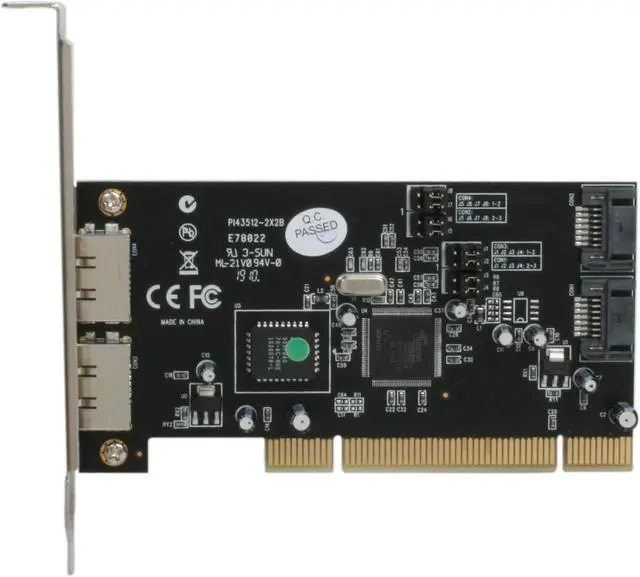 Alt view image 3 of 6 - VANTEC 4-Port SATA 150 PCI Combo Host Card w/RAID Model UGT-ST320R