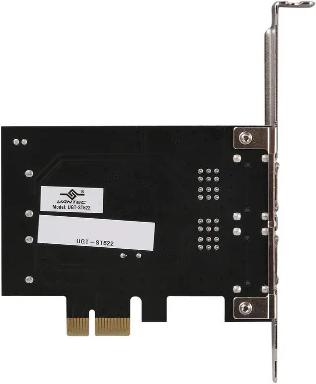 Alt view image 4 of 5 - VANTEC 2 Channel 4-Port SATA 6 Gb/s PCIe Host Card Model UGT-ST622