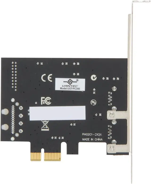 Alt view image 5 of 6 - VANTEC 4-Port SuperSpeed USB 3.0 PCIe Host Card w/ Internal 20-Pin Connector Model UGT-PC345