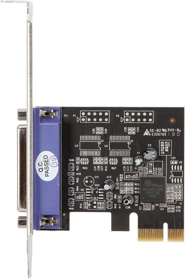 Alt view image 3 of 5 - VANTEC 1-Port Parallel PCIe Host Card Model UGT-PCE10PL