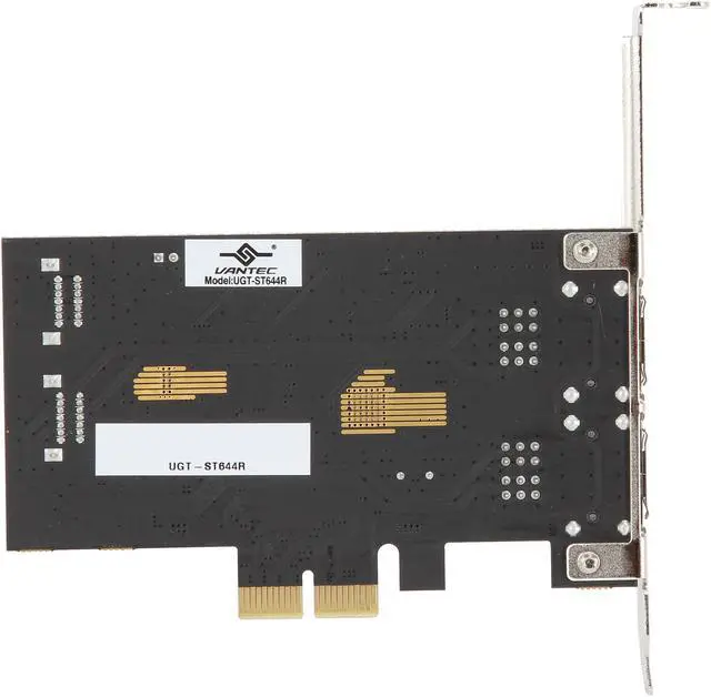 Alt view image 4 of 5 - Vantec 4 Channel 6-Port SATA 6 Gb/s PCIe RAID Host Card Model UGT-ST644R with HyperDuo